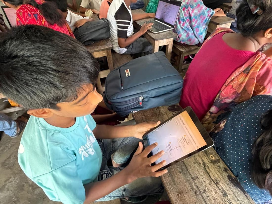 A classroom session in a coastal district